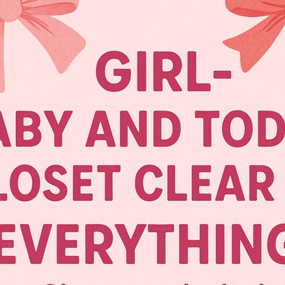 Unlisted items live Girl- Baby/ toddler Show!